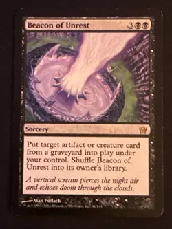 1x Beacon of Unrest (41) Fifth Dawn MP MTG Magic the Gathering x1 MKE - Image 1