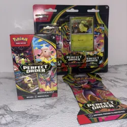 Pokemon PERFECT ORDER Booster Bundle + Sleeved Booster Pack + 3 pack blister NEW - Image 2