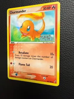 2006 POKEMON EX CRYSTAL GUARDIANS #48 (48/100) CHARMANDER-REVERSE FOIL NM/MINT - Image 5