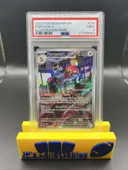 2023 Pokemon Paradox Rift Porygon-Z Illustration Rare #214 PSA 9 - Image 1