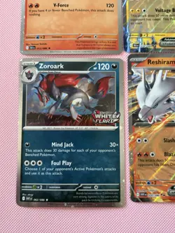Pokemon TCG Black Bolt And White Flare Promo Cards Near Mint Condition - Image 4