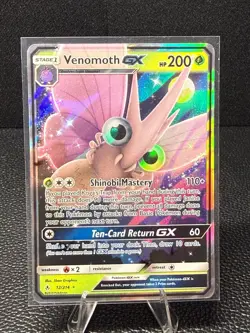 Venomoth GX 12/214 Holo GX Rare Unbroken Bonds Pokemon Near Mint - Image 1
