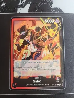 Sabo Leader One Piece TCG OP13-004 English - Image 1
