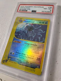 Tentacruel 38/147 - Aquapolis Set *PSA 8 - NM-MT* Reverse Holo Pokemon Card - Image 2