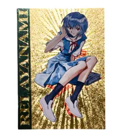 Evangelion Carddass Masters Platinum Rei Ayanami Winner Card "NOT FOR SALE" - Image 1