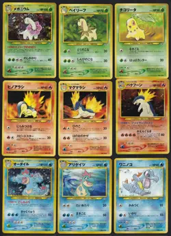 Pokemon Neo Premium File 1 Promo Folder 9 Card Set Japanese - Image 1
