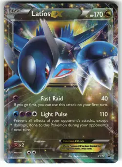 Latios EX XY72 XY Promos LP Pokemon Card TCG - Image 1