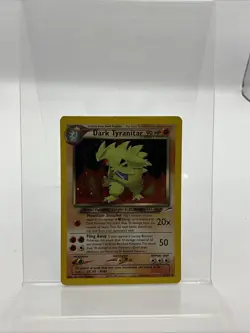 Pokemon Dark Tyranitar Holo Rare Card 11/105 Neo Destiny Vintage 2000 WOTC LP - Image 1