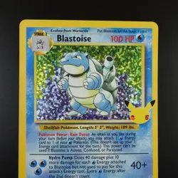 Blastoise 2/102 Pokemon Celebrations Classic Collection Holo Card - Image 2