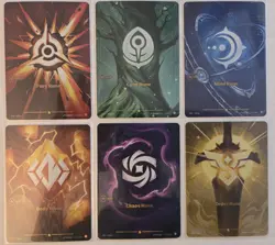 Riftbound Spiritforged Alternate Art Rune Set Complete 6 Card AA Collection - Image 1