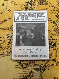 Magic The Gathering MTG 1993 Beta-Unlimited Rule Book Vintage Prestine Condition - Image 1