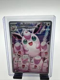 2025 Pokemon Phantasmal Flames Wigglytuff Illustration Rare #105/094 - Image 1