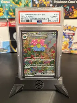 Pokemon TCG Venusaur EX Scarlet & Violet 151 Card 198/165 English Edition PSA 10 - Image 1