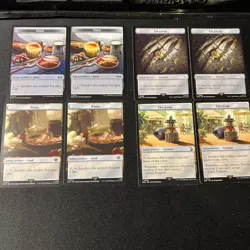 MTG TOKEN LOT Food x4 Treasure x4 - Image 1