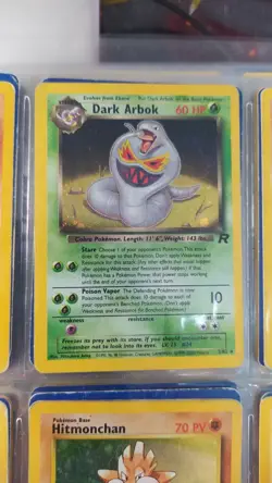 Dark Arbok (V.1) Holo 2/82 Team Rocket Pokemon TCG - Image 1