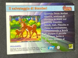 POKEMON TOPPS JOHTO SERIES IL SALVATAGGIO DI STANTLER! SNAP19 NONHOLO NM ITA - Image 2