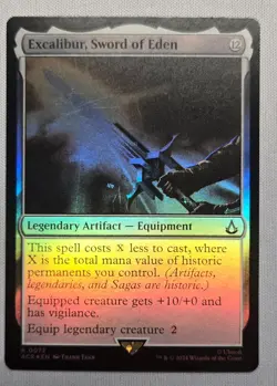 Excalibur, Sword of Eden - (FOIL) - Universes Beyond: Assassin's Creed - MTG LP - Image 1