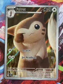 Furret - 168/159 - Journey Together - Pokemon TCG - PACK FRESH M/NM - Image 1