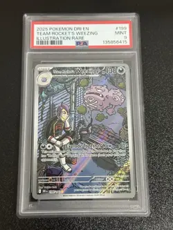 Pokemon TCG Team Rockets Weezing Destined Rivals 199/182 - Image 1