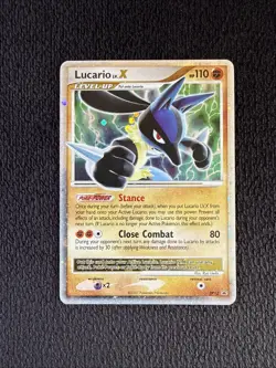 Lucario LV.X 2007 Pokemon Diamond & Pearl Black Star Promo #DP12 - Image 1