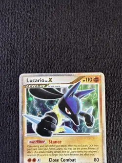 Lucario LV.X 2007 Pokemon Diamond & Pearl Black Star Promo #DP12 - Image 2