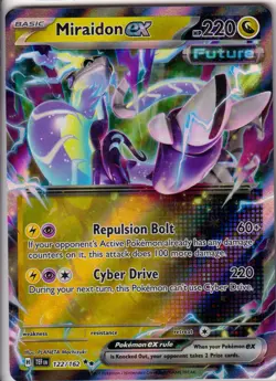 MIRAIDON EX - 122/162 Temporal Forces - POKEMON NM/M - Image 1