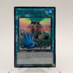 Miracle Fertilizer L5DD-ENA17 Ultra Rare Yugioh Card - Image 1