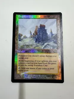 Forsaken City FOIL Planeshift PLD Land Rare MAGIC MTG CARD - Image 4