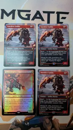 MTG Foundations Searslicer Goblin 093 0332 Foil Reg 4x NM/M - Image 1