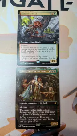 MTG Foundations Ashroot Animist 0478 Lathril Blade 0349 Regular NM/M - Image 1