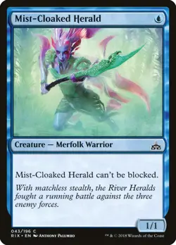 4x Mist-Cloaked Herald - NM- Rivals of Ixalan - SPARROW MAGIC - Image 1