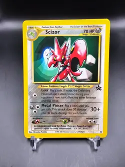 NM - Scizor - 33 - WoTC Black Star Promo - Pokemon Card - Image 1