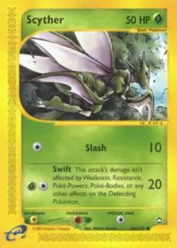 Pokemon Aquapolis 106 / 147 Scyther comune (EN) -NEAR MINT- - Image 1