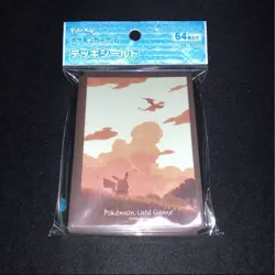 Pikachu & Sky Charizard 64 Sleeves Japanese Pokemon Center Exclusive New - Image 1
