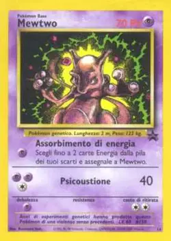 Pokemon Promo 14 Mewtwo Lv. 60 promo (IT) -NEAR MINT- - Image 1