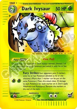 Pokemon Promo Pokemon Company Best 006 Dark Ivysaur promo (EN) -NEAR MINT- - Image 1