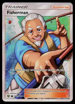Pokemon Card Hidden Fates Shiny Vault Fisherman SV83/SV94 Rare Ultra - Image 1