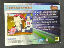 POKEMON TOPPS JOHTO SERIES IL PASTICCIO SNUBBUL SNAP16 NONHOLO NM ITA - Image 2