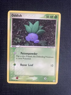 Pokemon TCG Oddish EX Hidden Legends 68/101 Regular Common LP/NM - Image 1