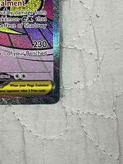 Pokemon Mega Gengar EX Full Art Holo Psychic Card 269/217 350 HP - Image 5