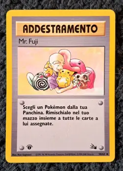 Pokemon card Mr. Fuji 58/62 Fossil ITA 1st edition prima edizione italiana NM - Image 1