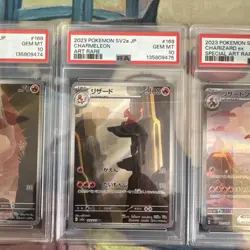 PSA10 Charizard SAR 201/165 Charmander Charmeleon AR Sequential Pokemon Card 151 - Image 3