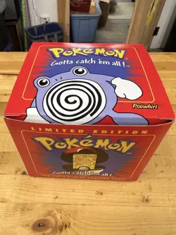 Pokemon POLIWHIRL 23K Gold Plated Trading Card 1999 Burger King Promo SEALED - Image 1