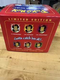 Pokemon POLIWHIRL 23K Gold Plated Trading Card 1999 Burger King Promo SEALED - Image 3