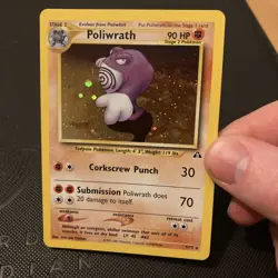 Pokemon Poliwrath 9/75 Holo Rare Neo Discovery Card WOTC Unlimited - Image 2