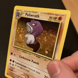 Pokemon Poliwrath 9/75 Holo Rare Neo Discovery Card WOTC Unlimited - Image 5