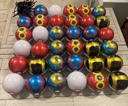 Pokemon TCG Poke Ball Tin Lot x35 ALL EMPTY Master Ball Quick Ball Many More - Image 1