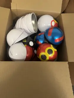 Pokemon TCG Poke Ball Tin Lot x35 ALL EMPTY Master Ball Quick Ball Many More - Image 2