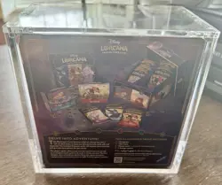 Disney Lorcana The First Chapter Illumineer’s Trove W/ Acrylic Case NEW SEALED✅ - Image 4