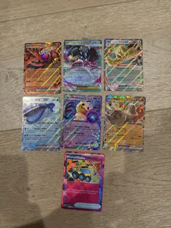 Pokemon Ex Card Lot of 7 Cards Holo Rare NM - Image 1